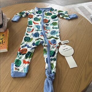 Little Sleepies Colorful Snail Kids PJS